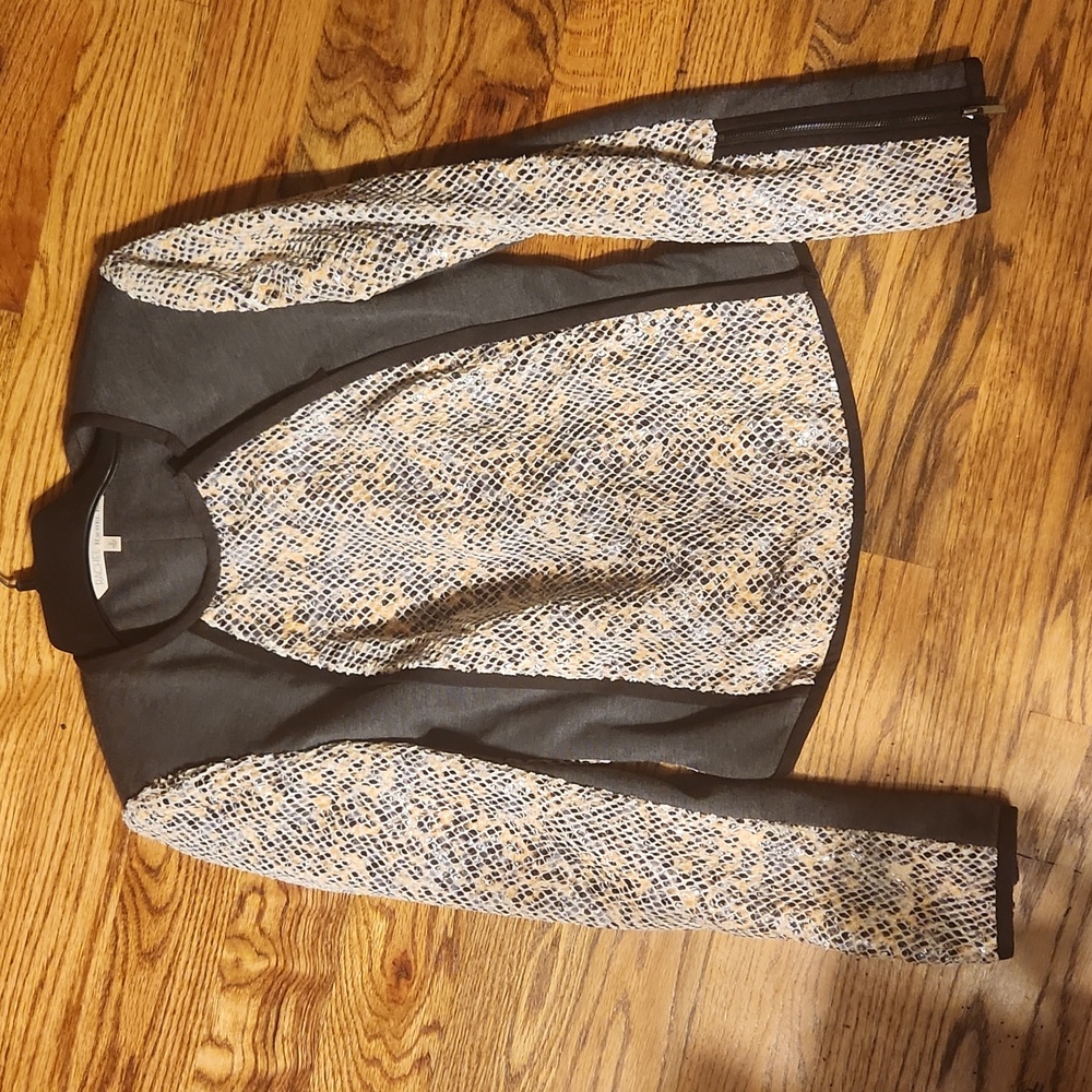 Rachel Roy Snake Skin Jacket Sz 0